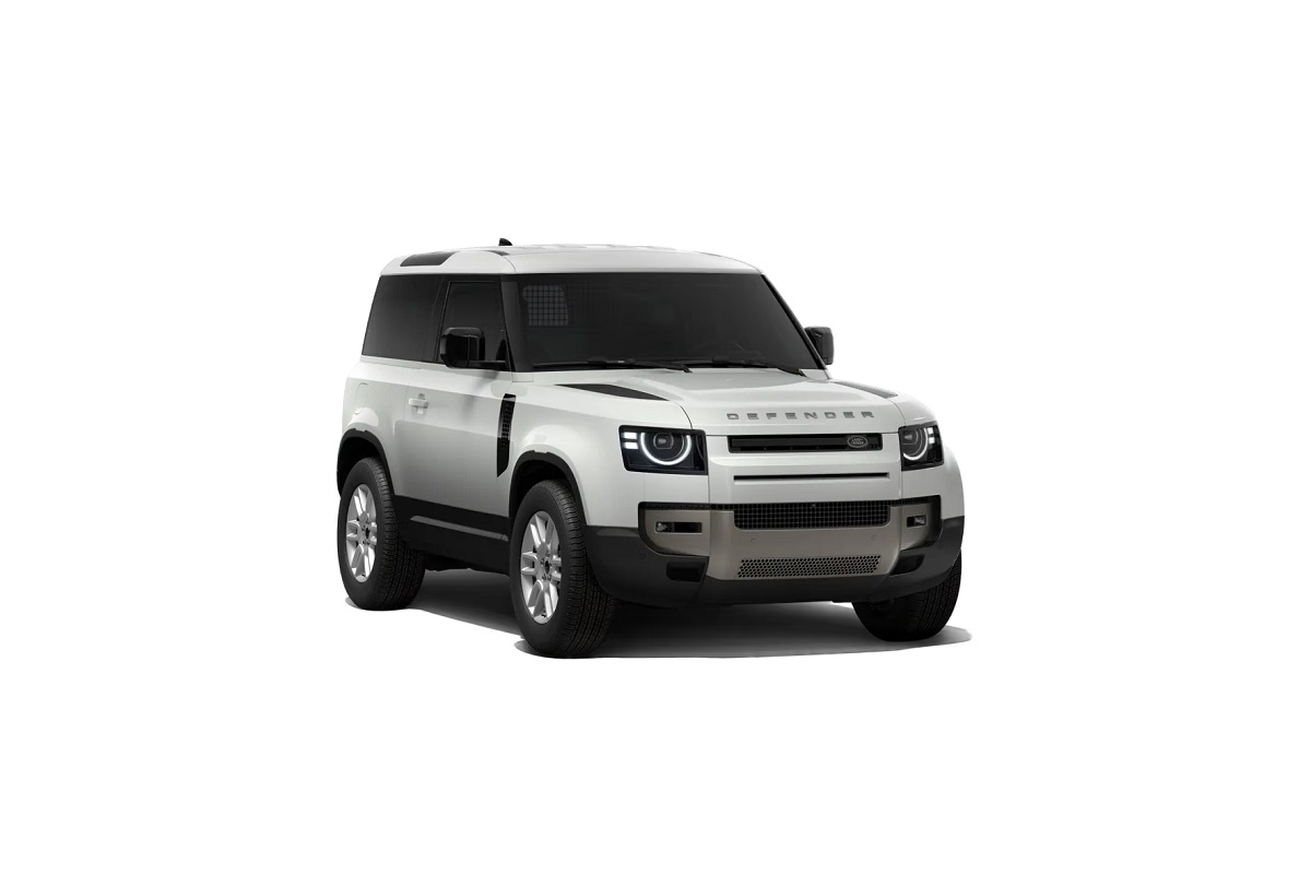 Land Rover Defender VII 2025 90 Hard Top - Anteriore Destra - Sfondo Bianco