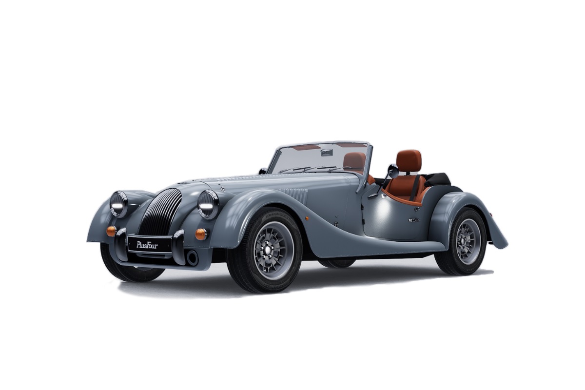 Morgan Plus Four - Anteriore Sinistra - Sfondo Bianco